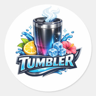 Sticker Rond Gobelet Frais