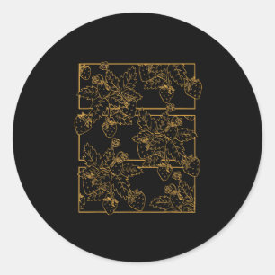Sticker Rond Goblincore Cottagecore Académique Esthétique Frais