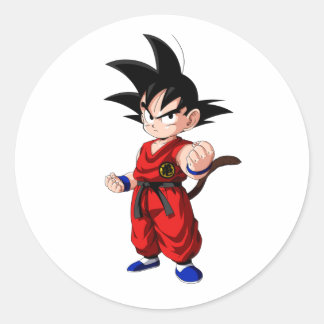 Sticker Rond Goku 
