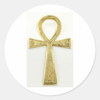 Sticker Rond Gold Ankh