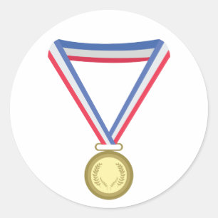 Sticker Rond Gold Metal