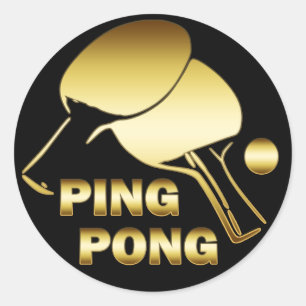 STICKER ROND GOLD PING