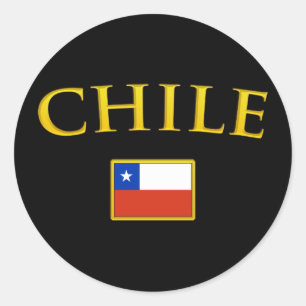 Sticker Rond Golden Chili