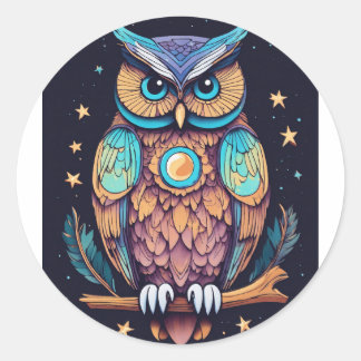 Sticker Rond Golden Orchard Delft