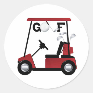 Sticker Rond Golf