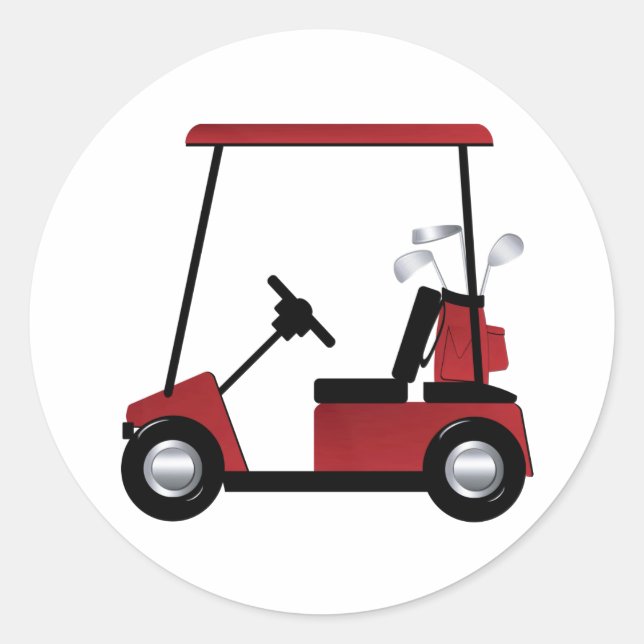 Sticker Rond Golf (Devant)
