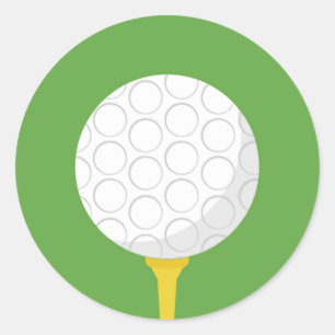Sticker Rond Golf
