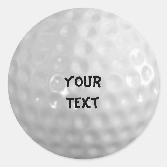 Sticker Rond Golf (Devant)
