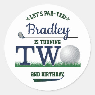 Sticker Rond Golf PAR-TEE 2e anniversaire