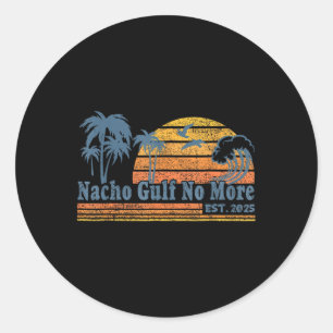 Sticker Rond Golfe des États-Unis d'Amérique Établi 2025