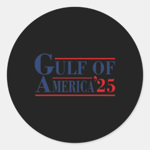 Sticker Rond Golfe Des Etats-Unis Funny Golfe Du Mexique Usa 20