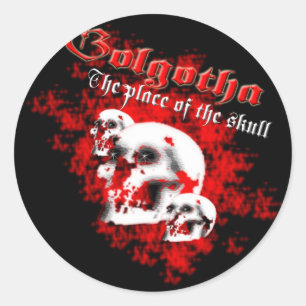 Sticker Rond Golgotha