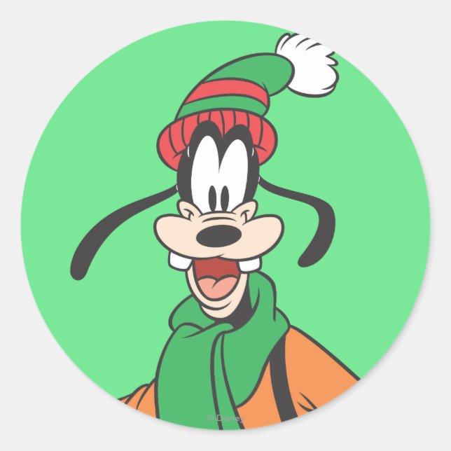 Sticker Rond Goofy (Devant)