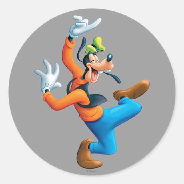 Sticker Rond Goofy | Danse (Devant)