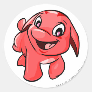 Sticker Rond Google Red