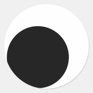 Sticker Rond Googly Eyes (frontière)