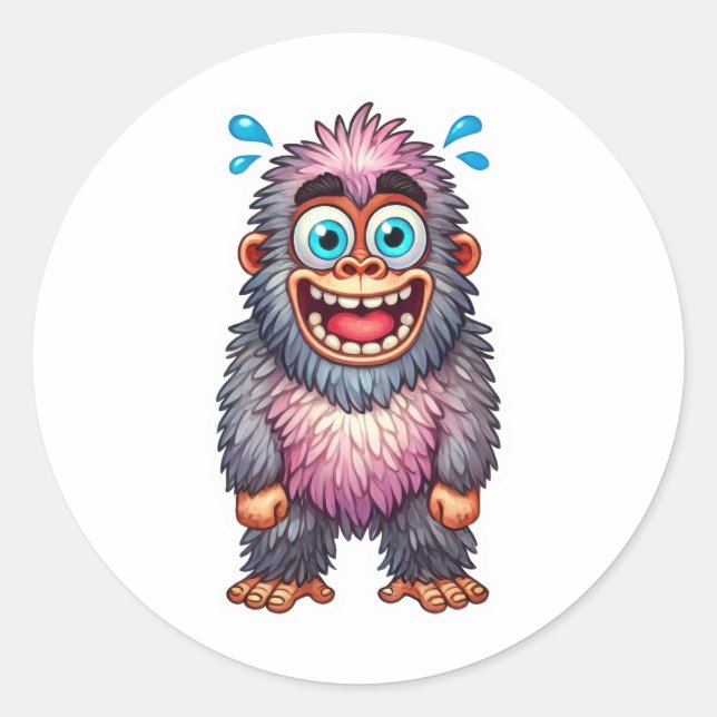 Sticker Rond Gorilla  Reward  (Devant)