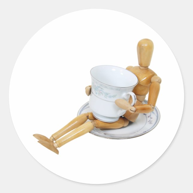 Sticker Rond GottaHaveCoffee030709 (Devant)