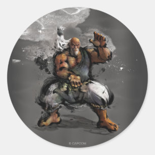 Sticker Rond Gouken Stance