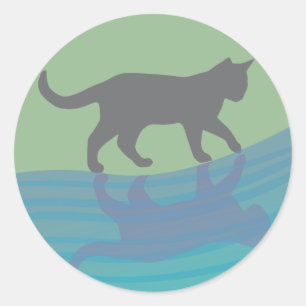 Sticker Rond Grace de la rivière