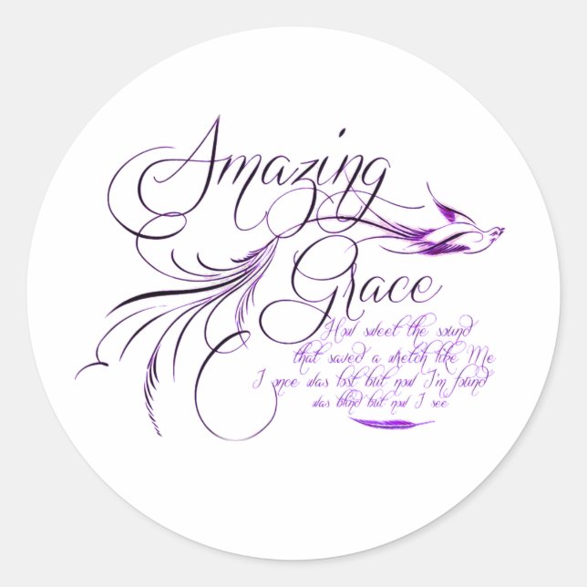 Sticker Rond Grace Extraordinaire (Devant)
