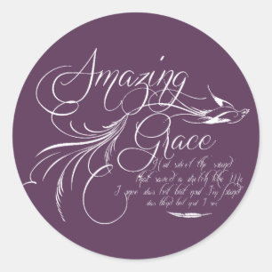 Sticker Rond Grâce incroyable