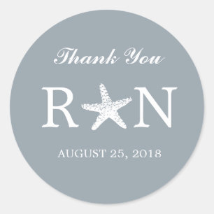 Sticker Rond Gracity Starfish MARIAGE