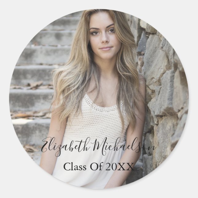 Sticker Rond Graduation (Devant)