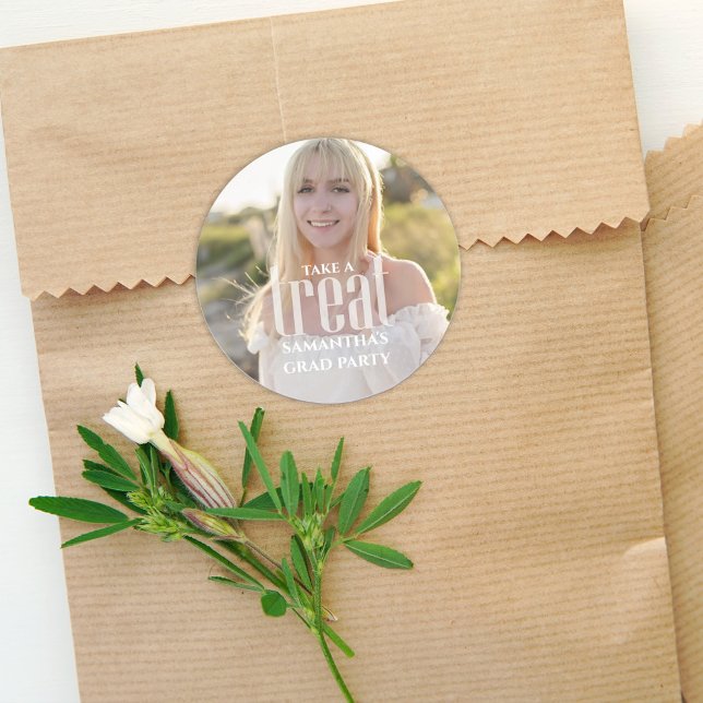 Sticker Rond Graduation Gold Calligraphie Script traitement sim (Créateur téléchargé)