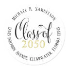 Graduation Script moderne Classic Gold Noir