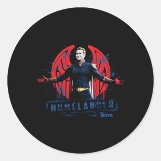 Sticker Rond Graffiti de Homelander