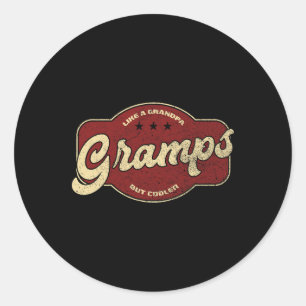 Sticker Rond Grammes vintages Comme Un Grand-Père Mais Glacière