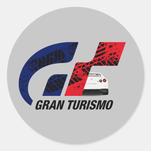 Sticker Rond Gran Turismo GT7 Jann Mardenborough Chauffeur Game (Devant)