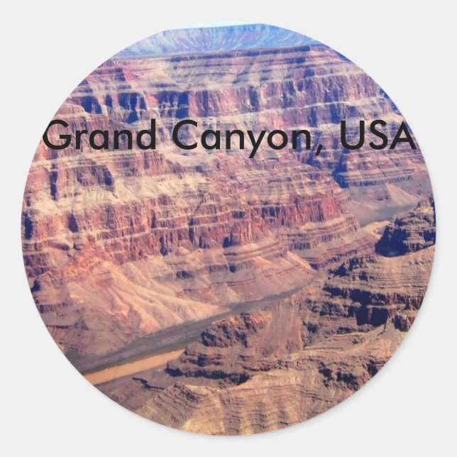 Sticker Rond Grand Canyon, USA (Devant)