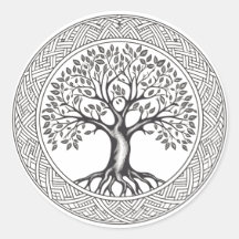 Grand chêne Arbre de vie Croquis celtique