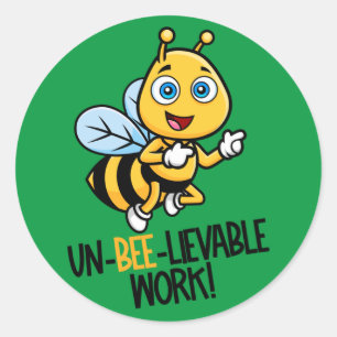 Sticker Rond Grand Enseignant étudiant au travail