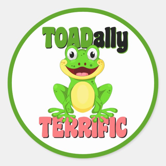 Sticker Rond Grand Enseignant étudiant au travail (Devant)