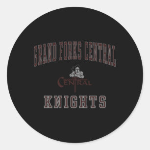 Sticker Rond Grand Forks Central High School Knights