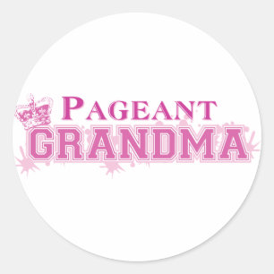 Sticker Rond Grand-mère du concours