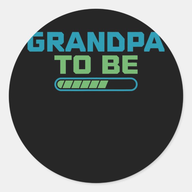 Sticker Rond Grand-père à charger Famille Père grand-père (Devant)
