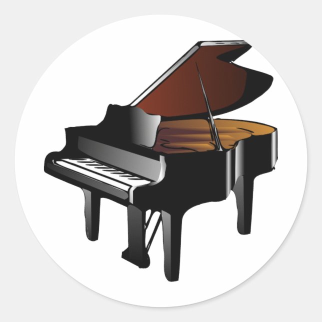 Sticker Rond Grand Piano (Devant)
