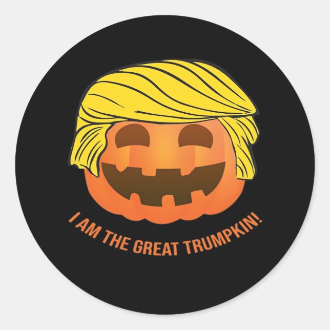 Sticker Rond Grand Trumpkin (Devant)