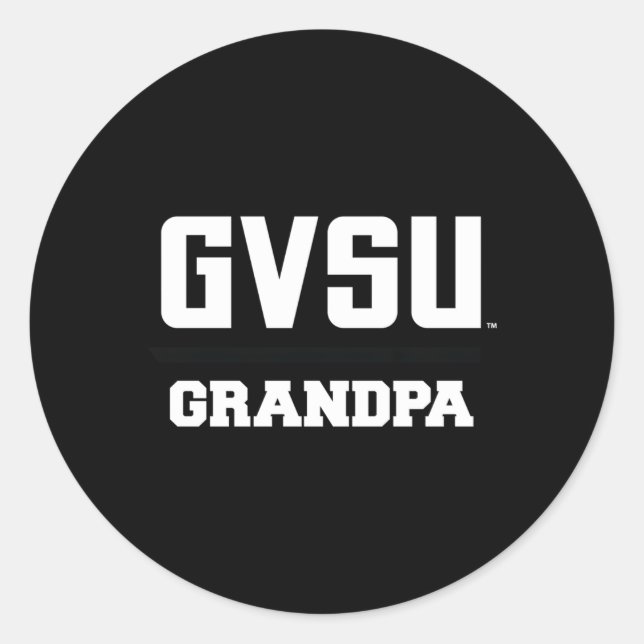 Sticker Rond Grand Valley Gvsu Lakers Grandpa (Devant)