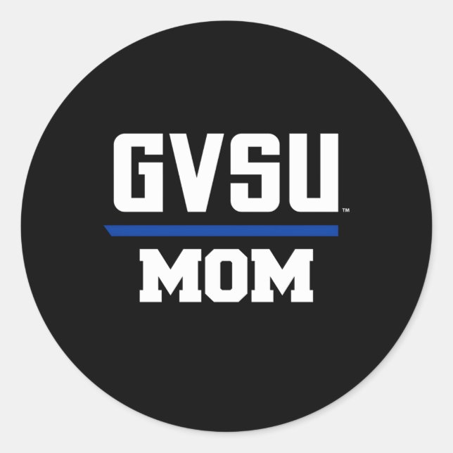 Sticker Rond Grand Valley Gvsu Lakers Maman (Devant)