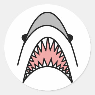 Sticker Rond grande exagération blanche