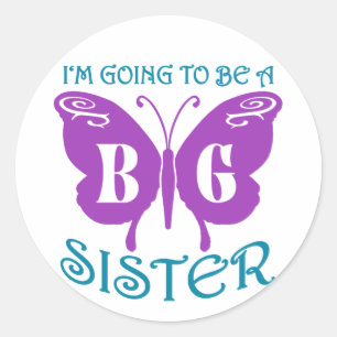 Sticker Rond Grande soeur