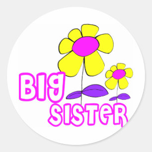 Sticker Rond Grande soeur