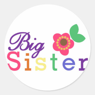 Sticker Rond Grande soeur