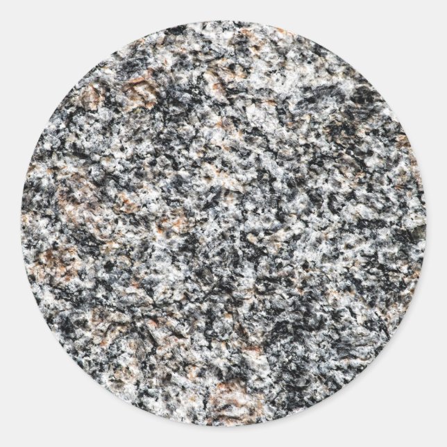 Sticker Rond Granit - Hard Rock (Devant)