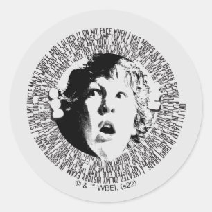 Sticker Rond Graphique de confession des Goonies Chunk